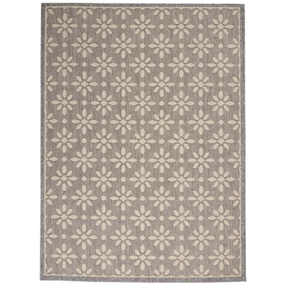 Nourison Palamos Modern Floral Hi Low Geometric Indoor Outdoor Area Rug