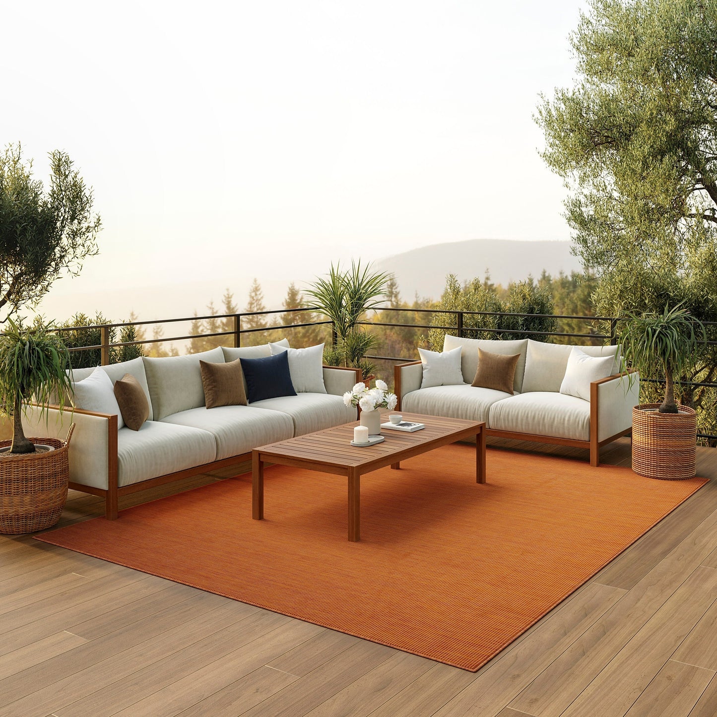 Nourison Positano Casual Modern Indoor/Outdoor Rug