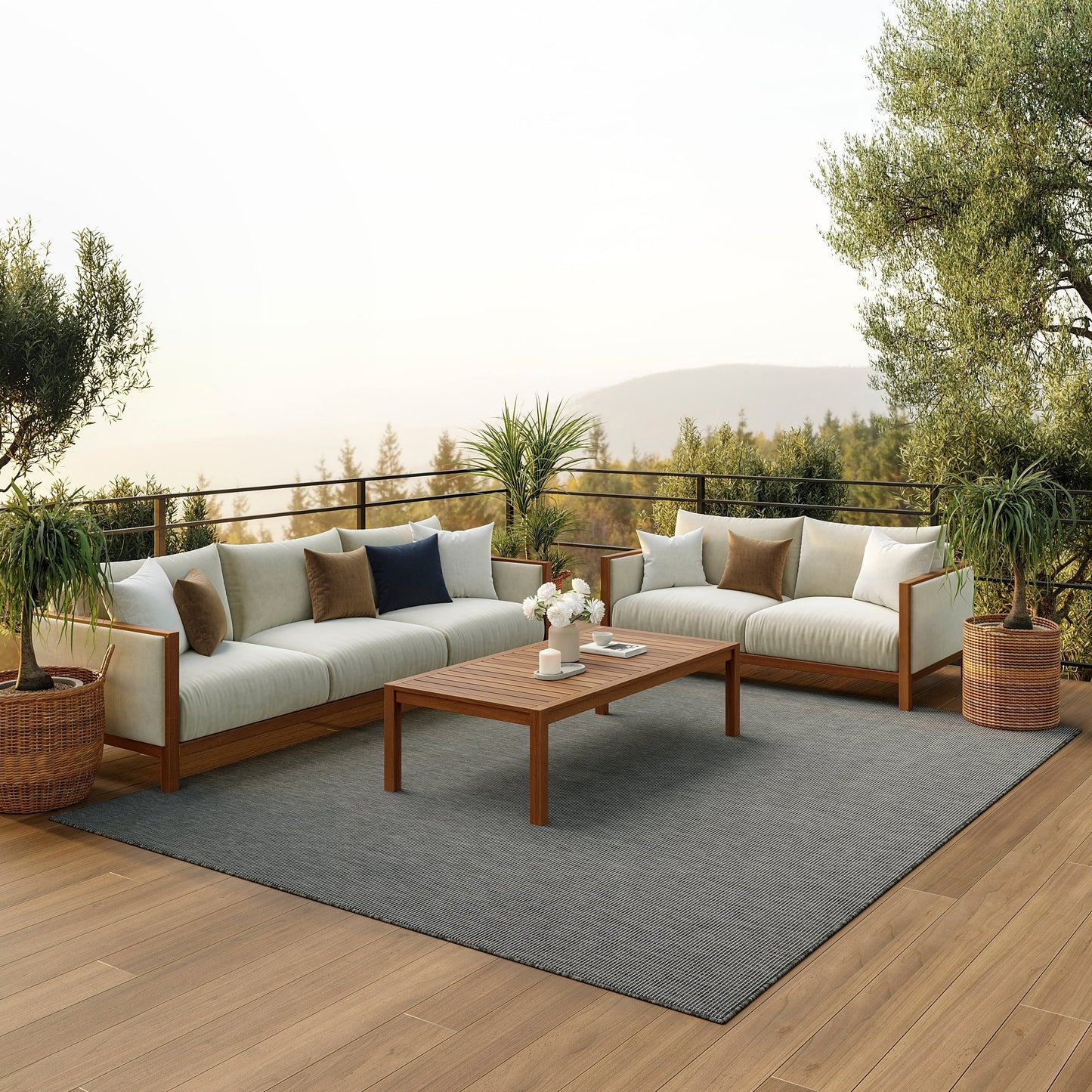 Nourison Positano Casual Modern Indoor/Outdoor Rug