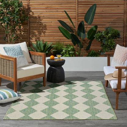 Nourison Positano Indoor/Outdoor Geometric Area Rug