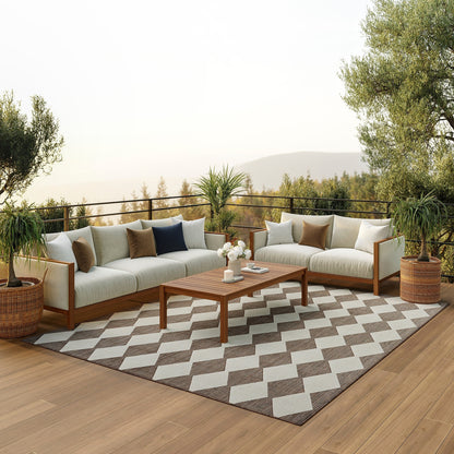 Nourison Positano Indoor/Outdoor Geometric Area Rug