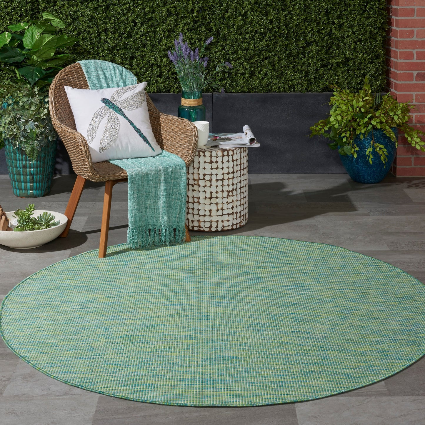 Nourison Positano Casual Modern Indoor/Outdoor Rug