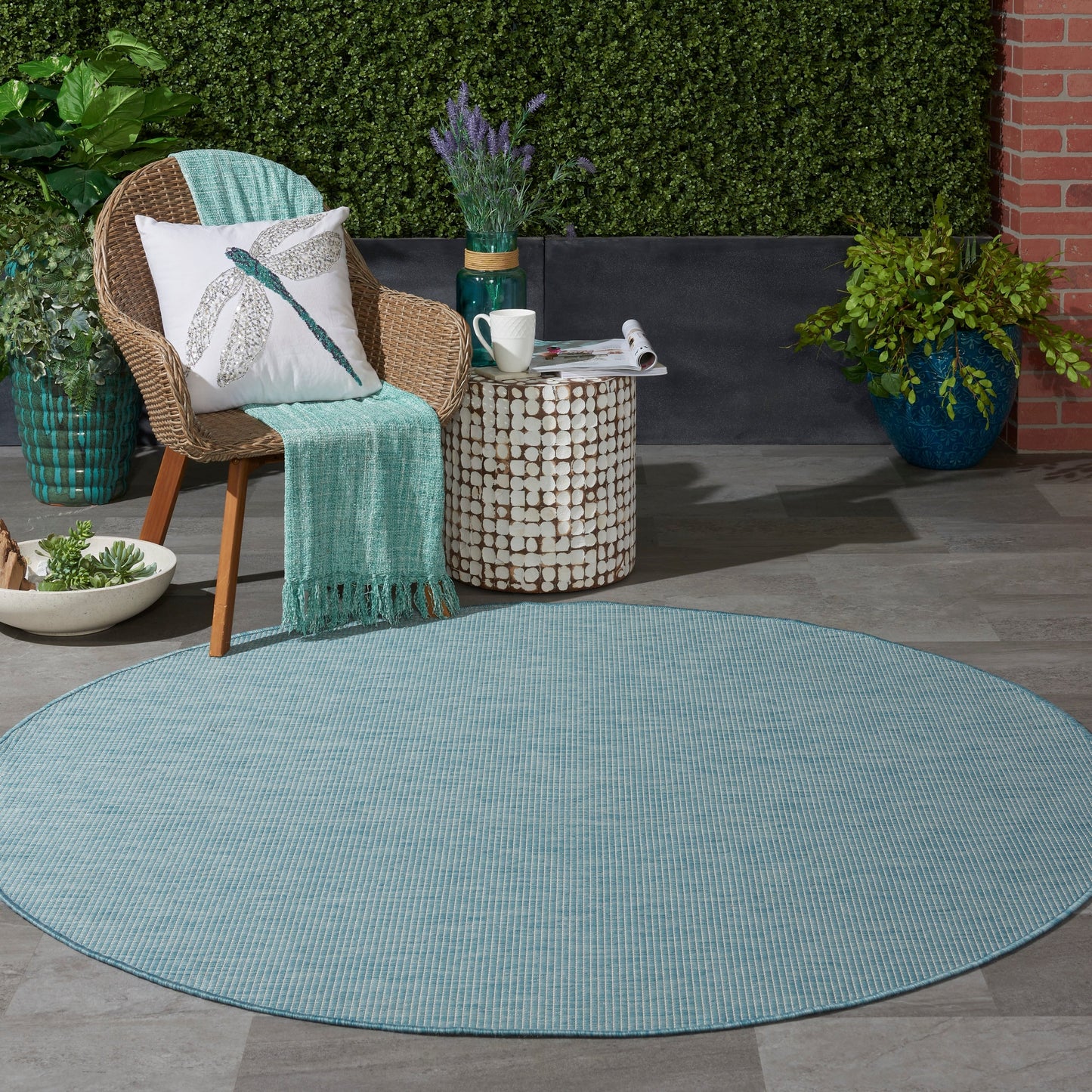 Nourison Positano Casual Modern Indoor/Outdoor Rug