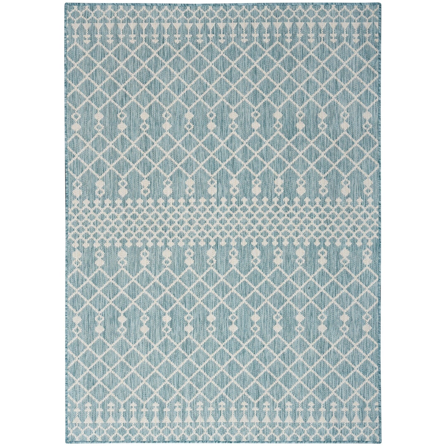 Nourison Selerno Indoor/Outdoor Moroccan Area Rug.