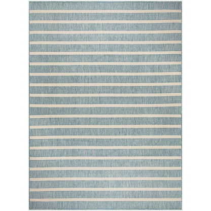 Nourison Selerno Indoor/Outdoor Striped Area Rug.
