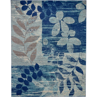 Nourison Tranquil Floral Leaves Area Rug