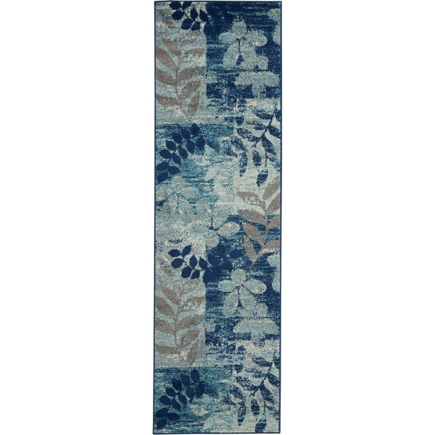 Nourison Tranquil Floral Leaves Area Rug