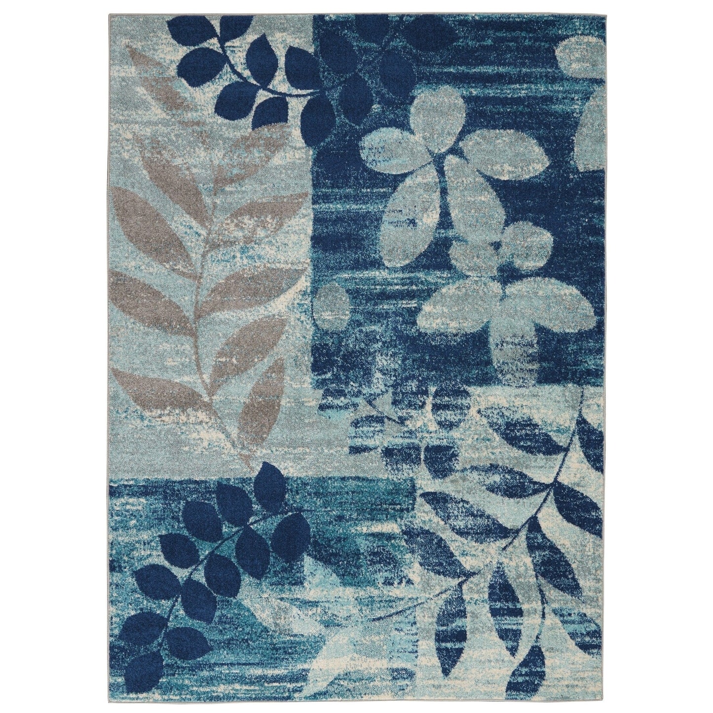 Nourison Tranquil Floral Leaves Area Rug