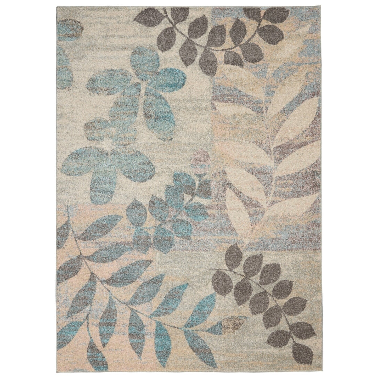 Nourison Tranquil Floral Leaves Area Rug