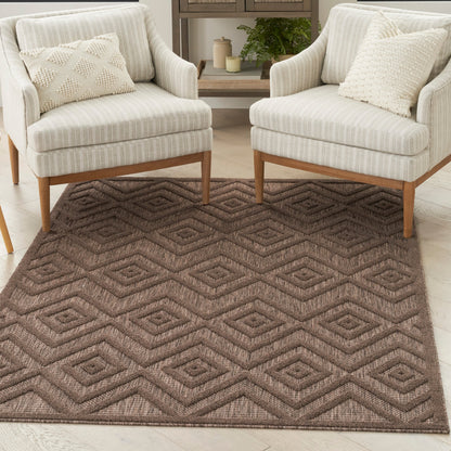 Nourison Versatile Indoor/Outdoor Geometric Flatweave Area Rug