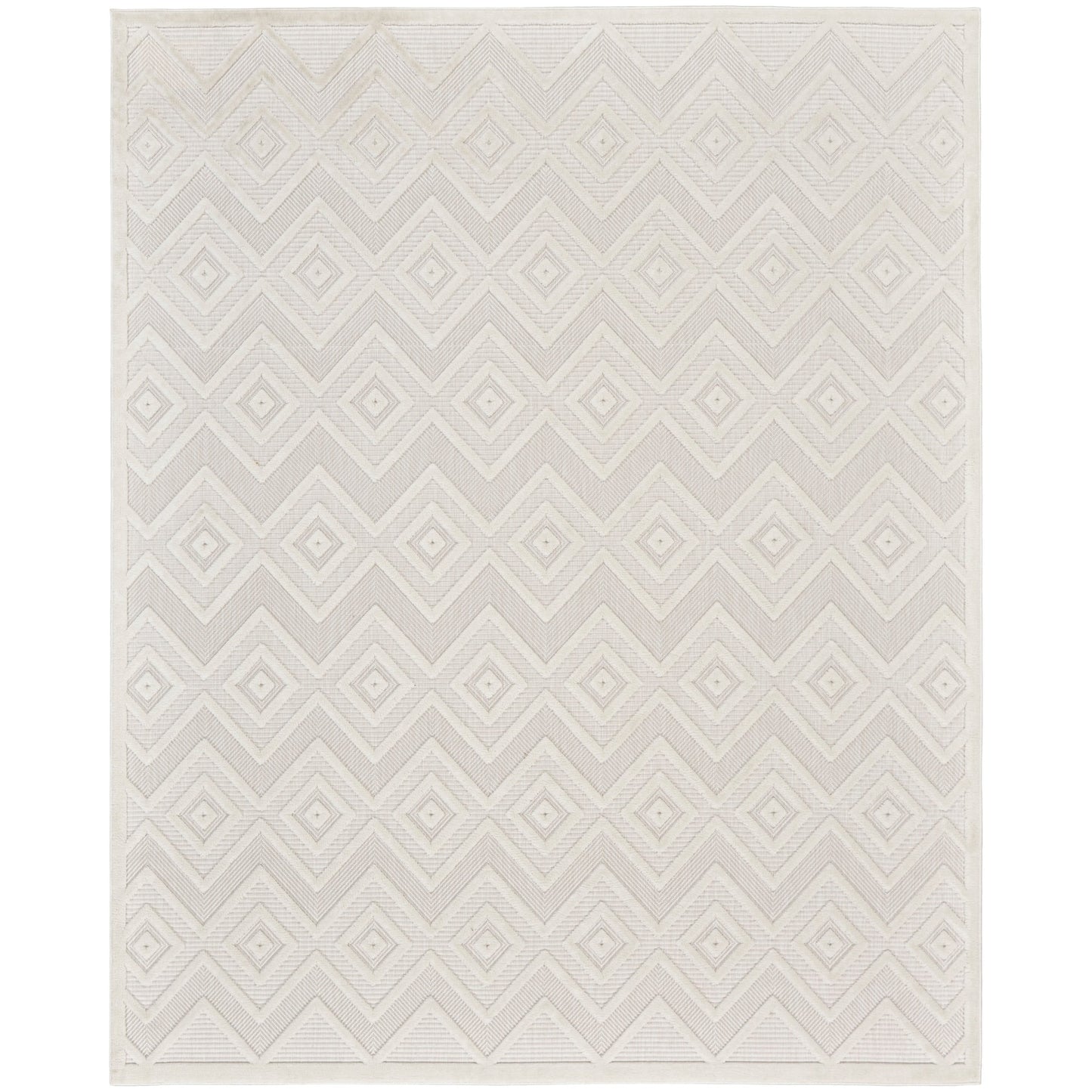 Nourison Versatile Indoor/Outdoor Geometric Flatweave Area Rug