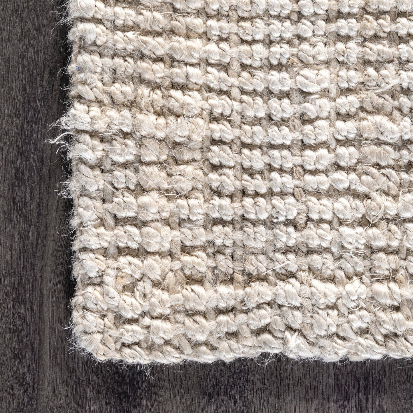 Nuloom Ashli Solid Farmhouse Jute Area Rug
