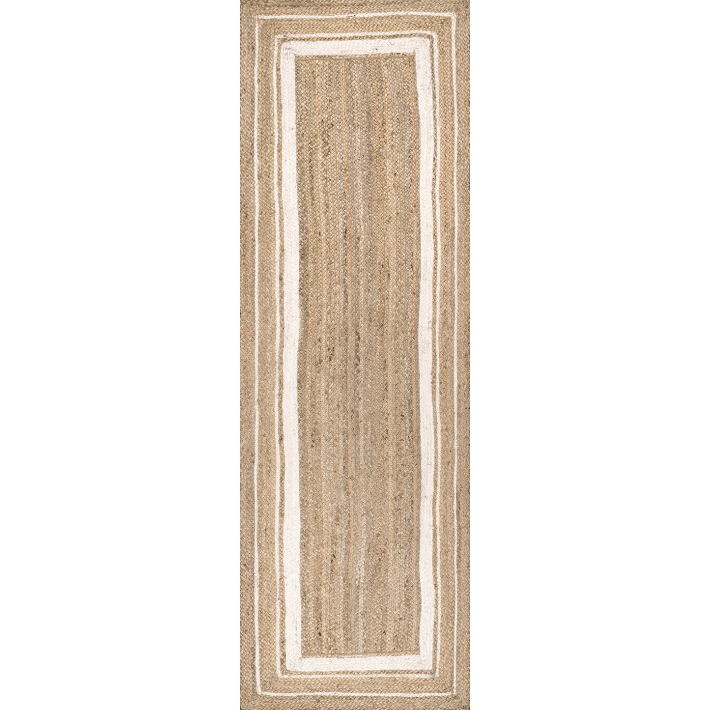 Nuloom Rikki Coastal Braided Jute Area Rug