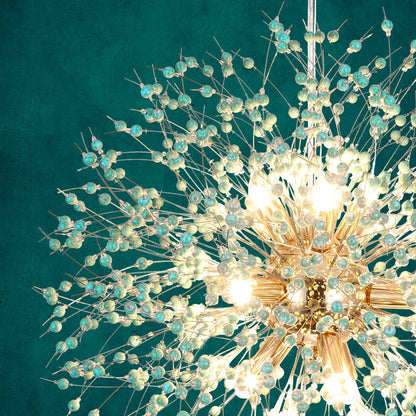 OYIPRO Modern Firework Sputnik Chandelier Crystal Pendant Lighting