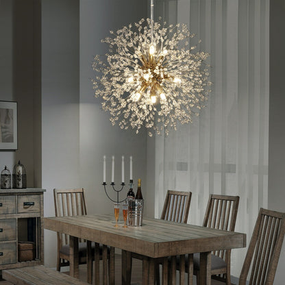 OYIPRO Modern Firework Sputnik Chandelier Crystal Pendant Lighting