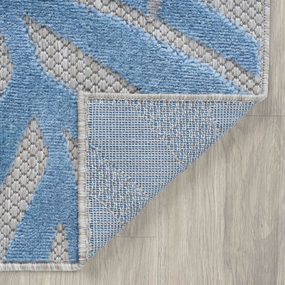 Origin Coastal Floral Indoor/Outdoor Area Rug.