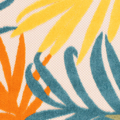 Origin Coastal Floral Indoor/Outdoor Area Rug.