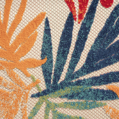 Origin Coastal Floral Indoor/Outdoor Area Rug.