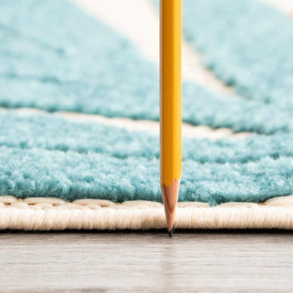 Origin Coastal Floral Indoor/Outdoor Area Rug.