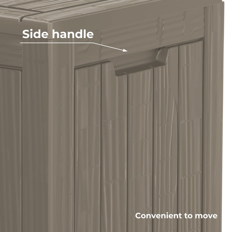 Outdoor Patio Storage Resin Lockable Deck Box