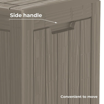 Outdoor Patio Storage Resin Lockable Deck Box