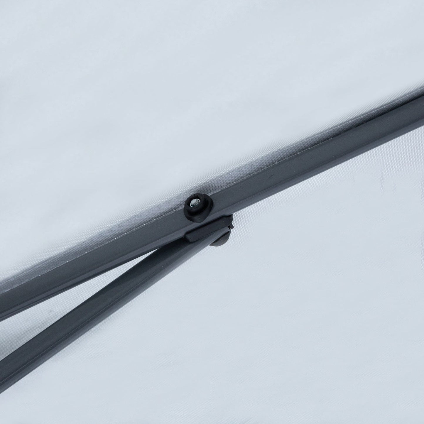 Auvent pop-up robuste Outsunny 10' x 10' avec filet latéral en maille amovible, conception d'installation facile, événement de fête en plein air