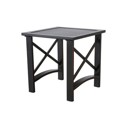 PATIO FESTIVAL 3-Piece Outdoor Rocker Conversation Set w/ Cushions