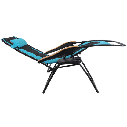 Fauteuil de salon surdimensionné XL rembourré à gravité zéro, accoudoirs larges, inclinable et réglable avec porte-gobelet - N/A