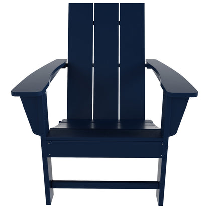 Chaise Adirondack pliante Polytrends Shoreside moderne et écologique, idéale pour les commerces et les résidences, toutes saisons