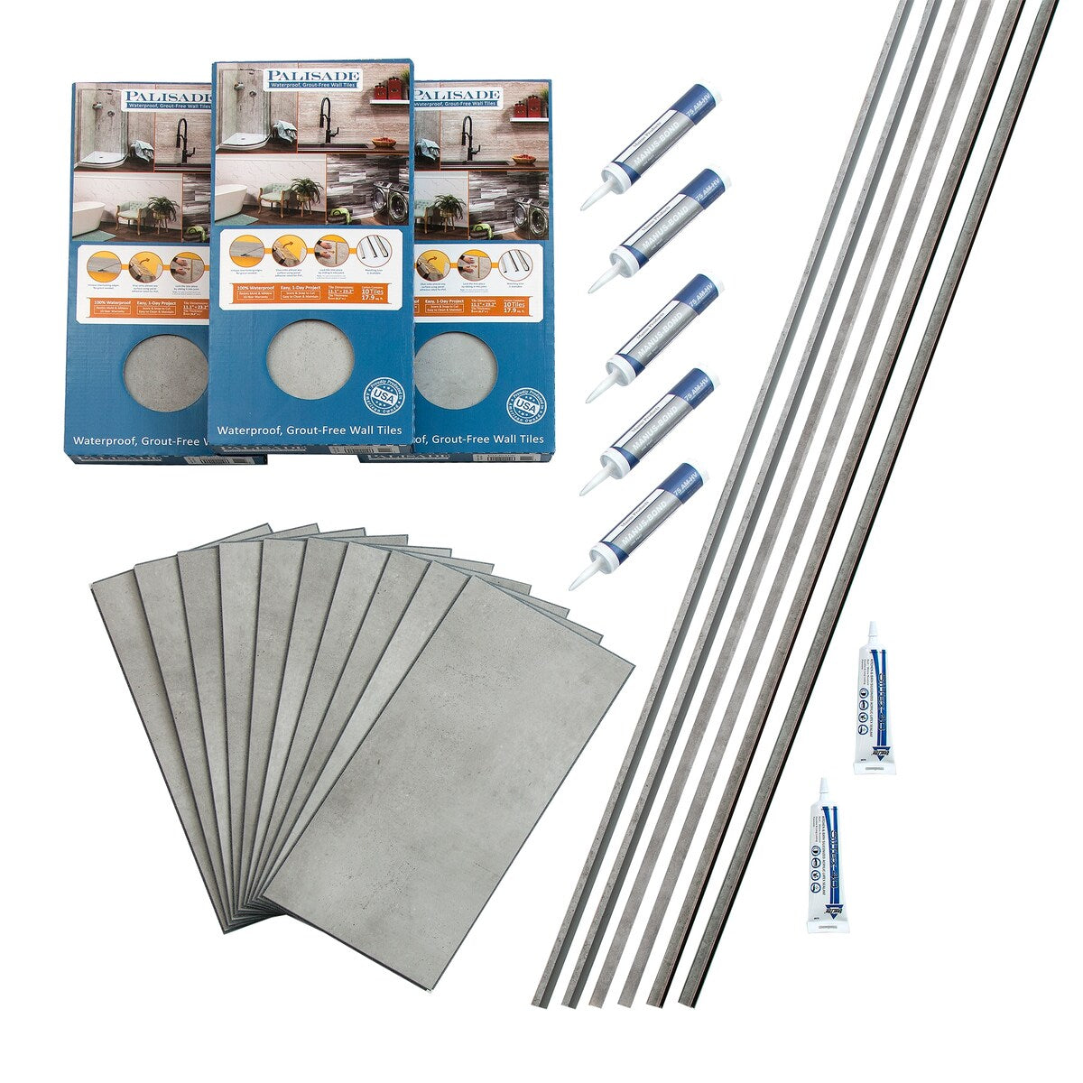 Palisade Wall Tile Shower Kit