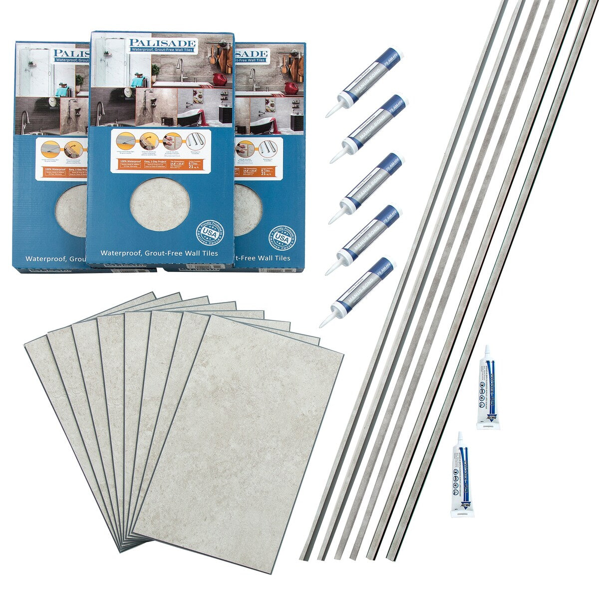Palisade Wall Tile Shower Kit