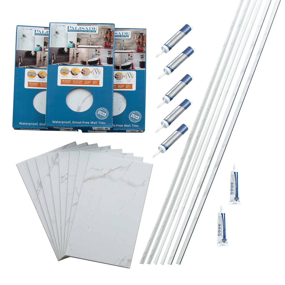 Palisade Wall Tile Shower Kit