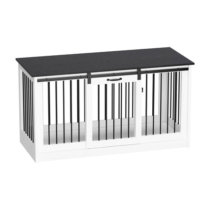 Cage pour chien élégante et robuste avec renfort en tube de fer