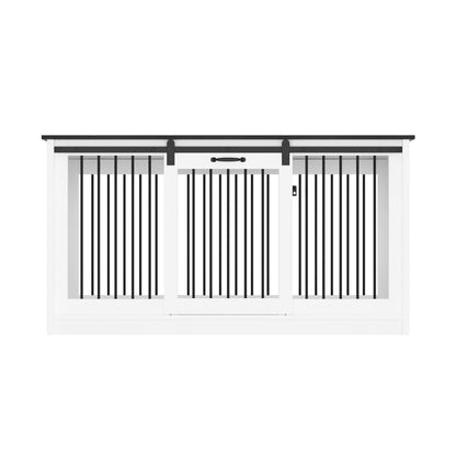 Cage pour chien élégante et robuste avec renfort en tube de fer