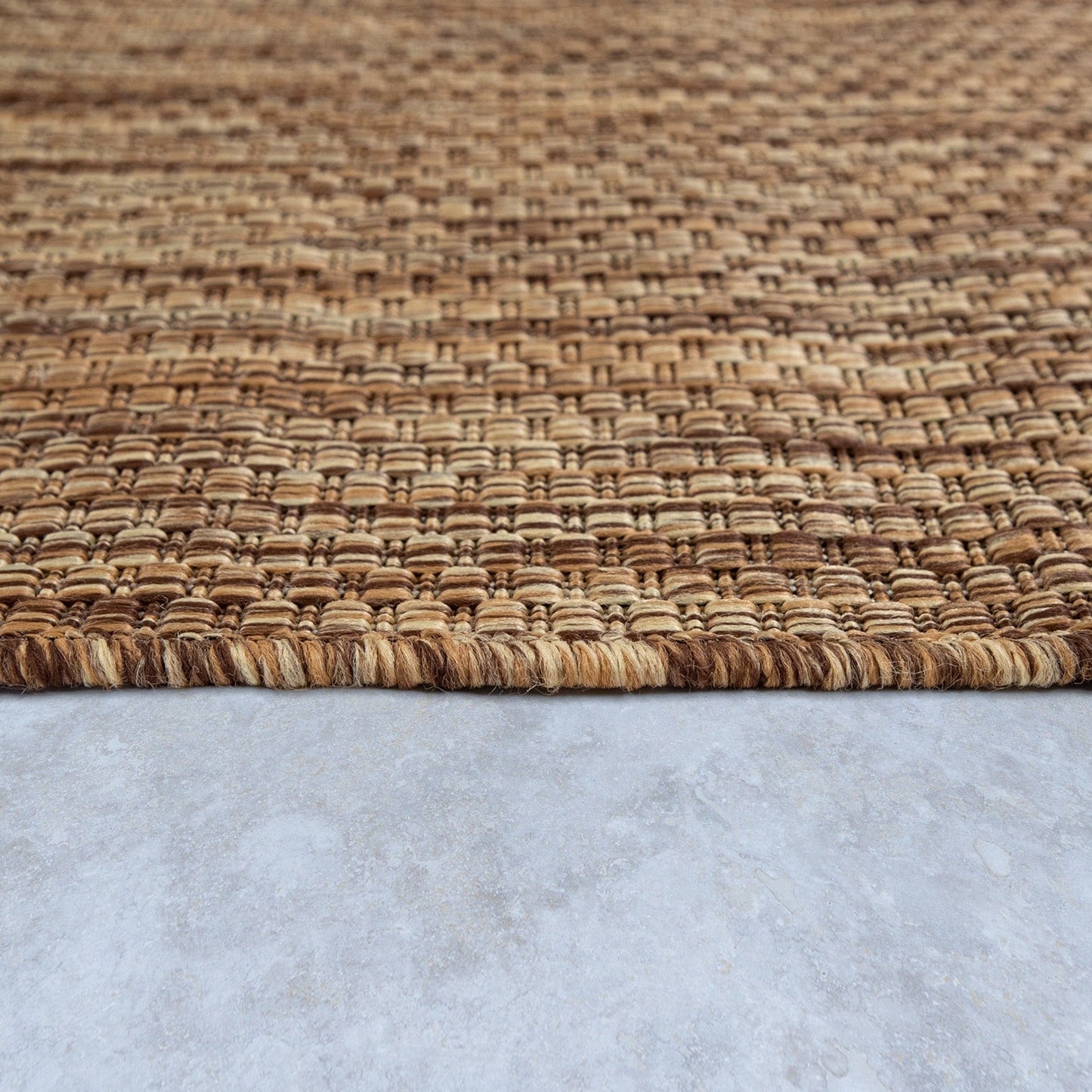 Variegated Waterproof Outdoor Rug for Patio