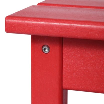 Polytrends Laguna Hdpe All Weather Outdoor Patio Rectangular Coffee Table