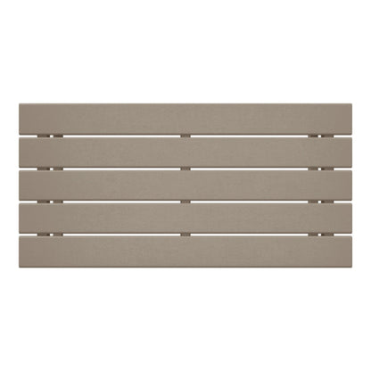 Polytrends Laguna Hdpe All Weather Outdoor Patio Rectangular Coffee Table