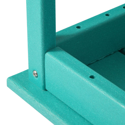 Polytrends Laguna Hdpe All Weather Outdoor Patio Rectangular Coffee Table