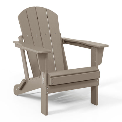 Chaises pliantes Adirondack Polytrends Laguna résistantes aux intempéries (lot de 4)