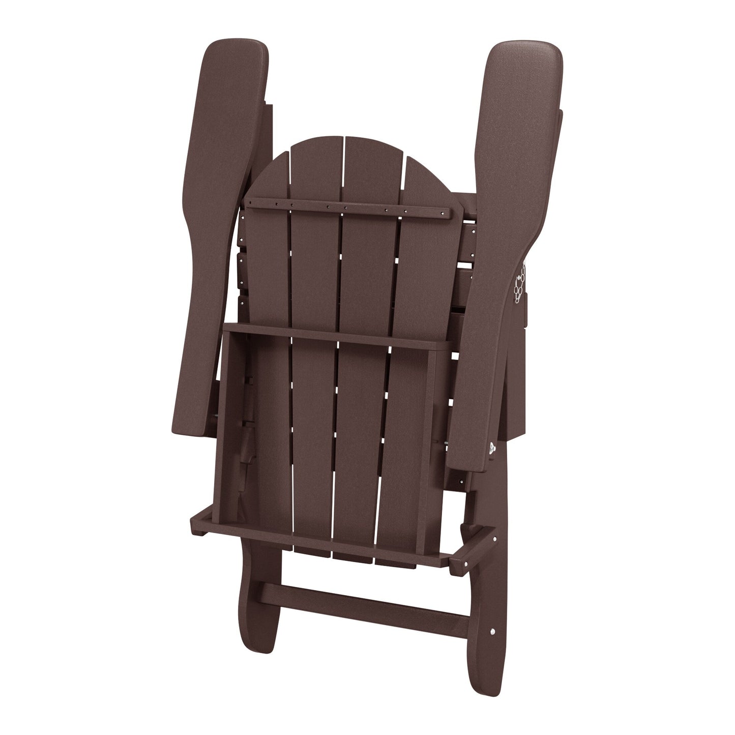 Chaises pliantes Adirondack Polytrends Laguna résistantes aux intempéries (lot de 4)