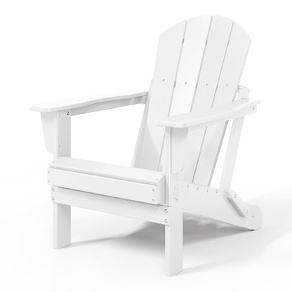 Chaises pliantes Adirondack Polytrends Laguna résistantes aux intempéries (lot de 4)
