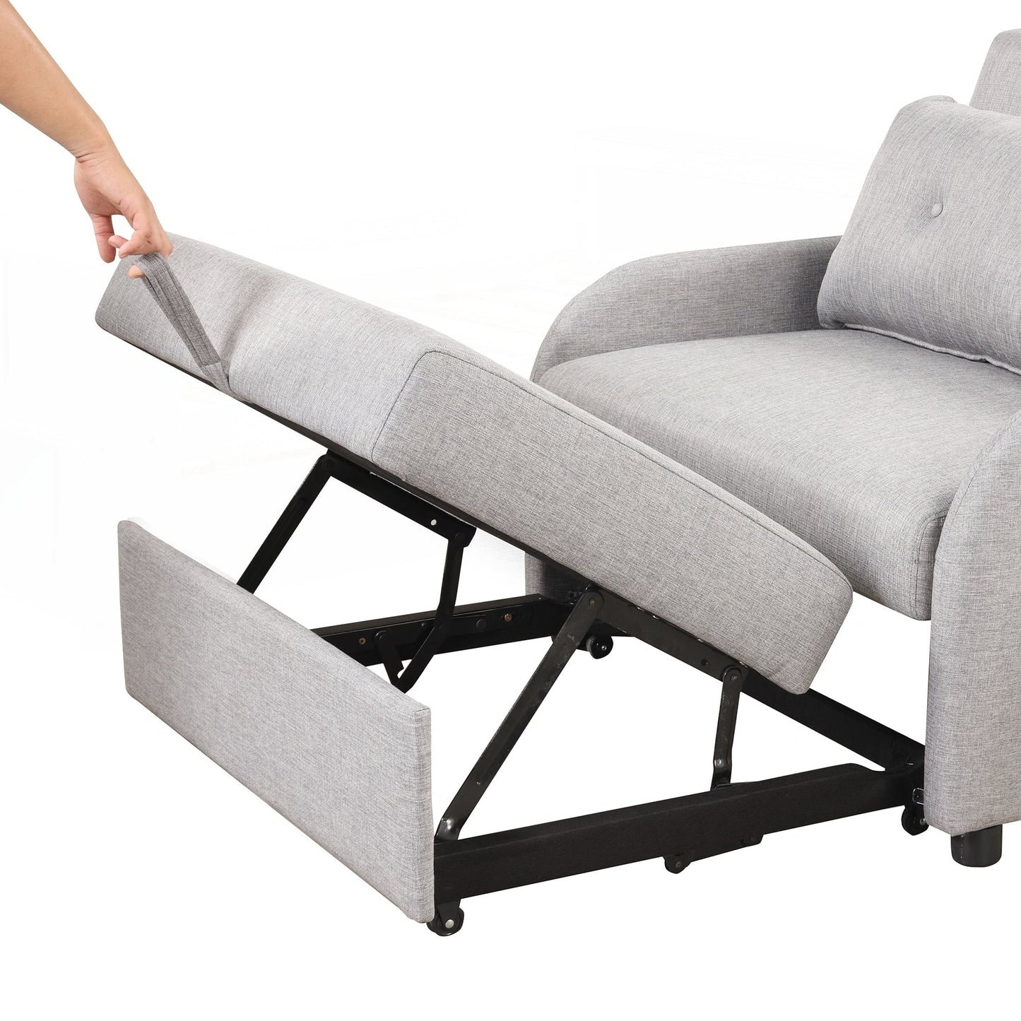 Pull Out Sofa Sleeper 3 in 1 with 2 Wing Table