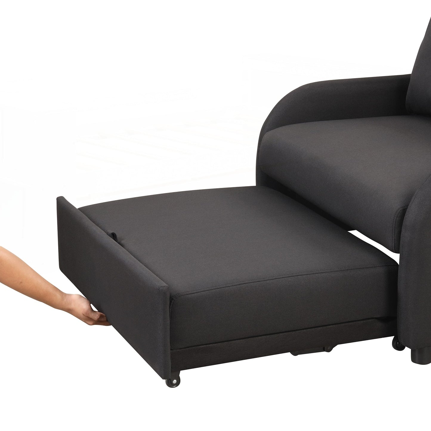Pull Out Sofa Sleeper 3 in 1 with 2 Wing Table