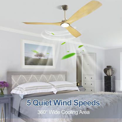 Ventilateur de plafond à distance avec lumières encastrées