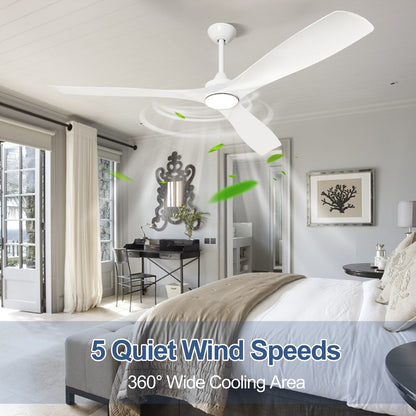 Ventilateur de plafond à distance avec lumières encastrées