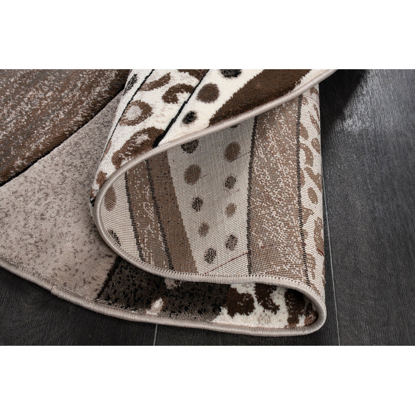 Rhodes Collection Abstract Swirl Area Rug