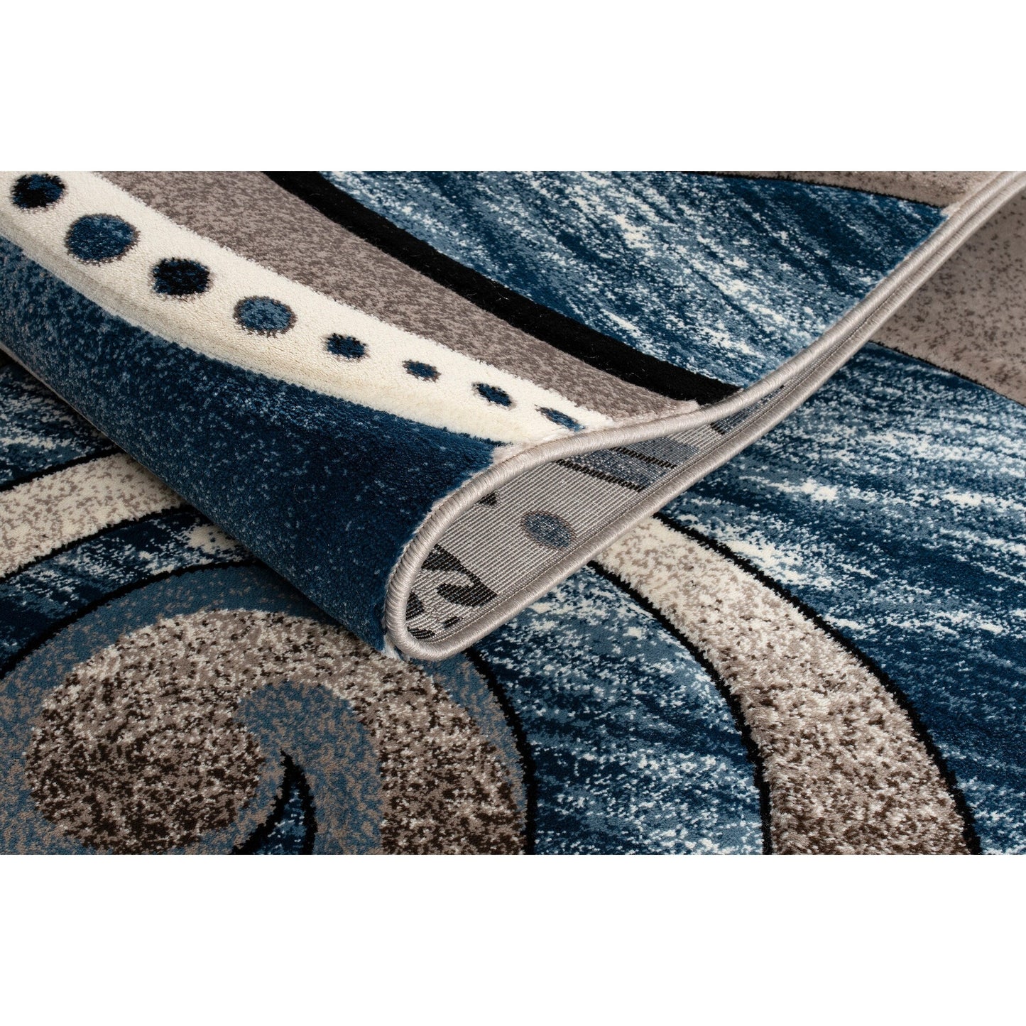 Rhodes Collection Abstract Swirl Area Rug