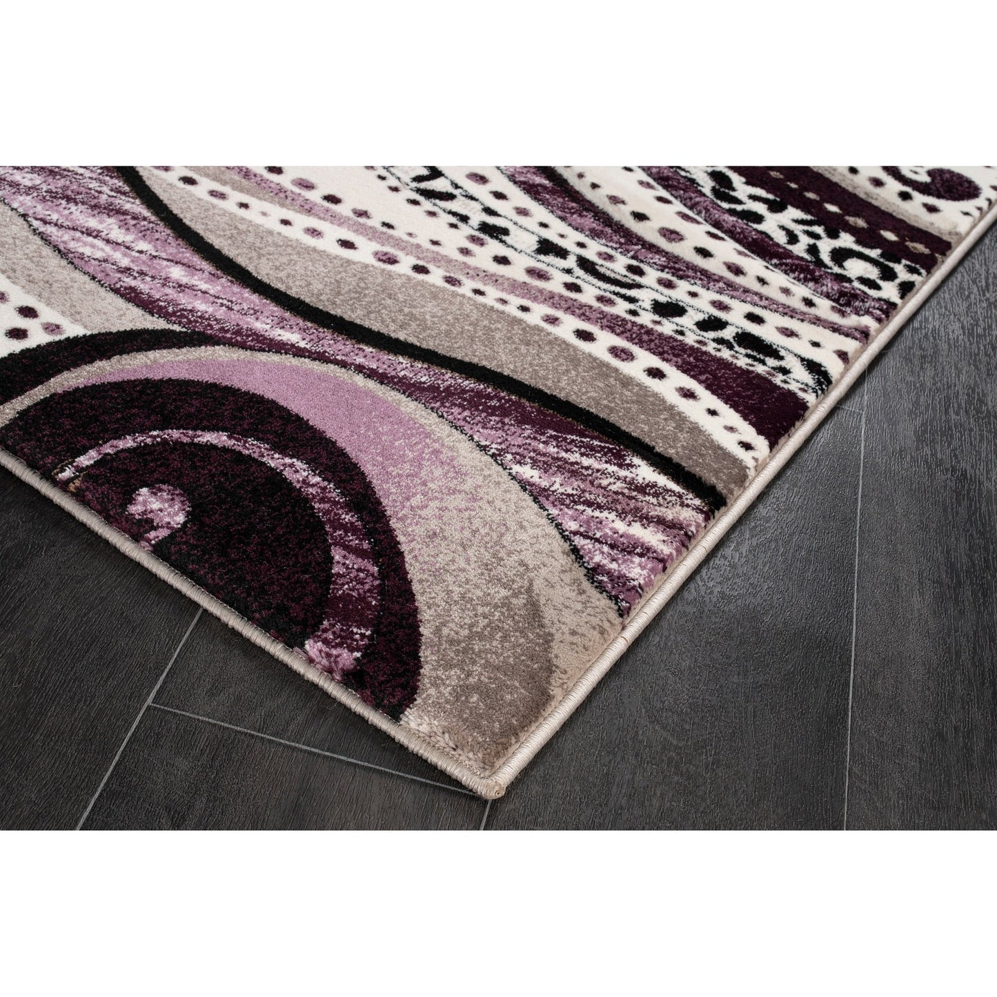 Rhodes Collection Abstract Swirl Area Rug