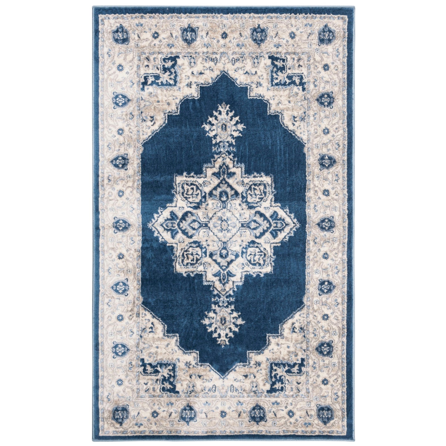 SAFAVIEH Brentwood Vassiliki Traditional Oriental Medallion Rug