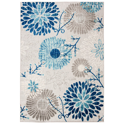 SAFAVIEH Cabana Hillechien Indoor/ Outdoor Waterproof Patio Floral Rug